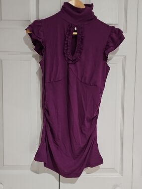💜 Studio Y Ruffle Keyhole Dress | NWT 💜
